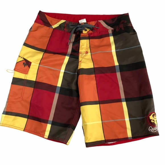Quicksiliver Board Shorts Swim Trunks Long 33